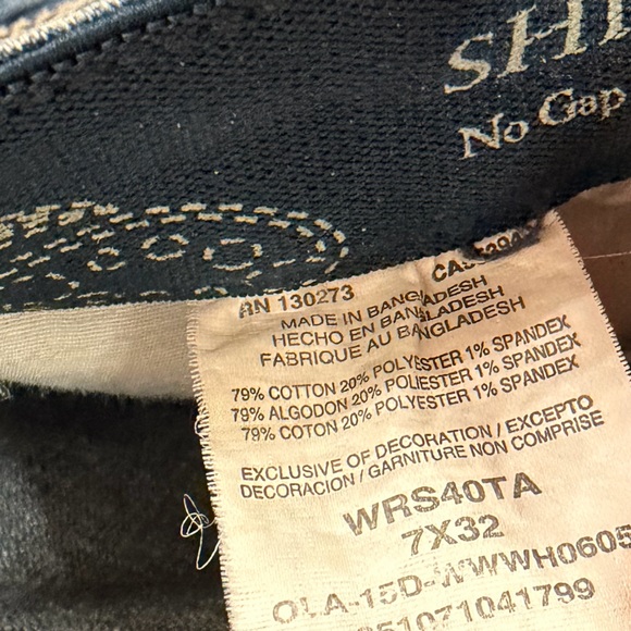 Wrangler Shiloh No Gap Waistband Stretch Straight Leg Jean Size 7 / 32 - Picture 5 of 5